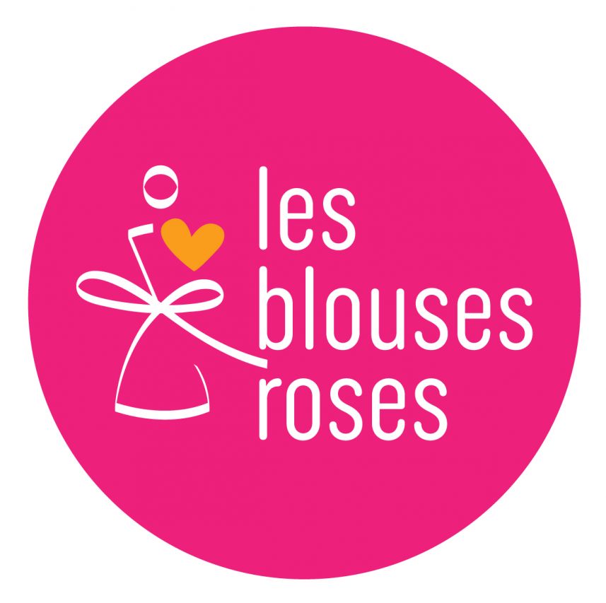 Logo fond rose